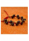 Sertifikalı 6mm Ipli Granat Lal Doğal Taş Bileklik - Ayarlanabilir Ölçü