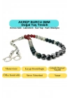 Sertifikalı Akrep Burcu 8mm 33lük Doğal Taş Tesbih