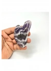 Sertifikalı Ametist 1. Sınıf Kalite Gua Sha Doğal Taş Masaj Aleti