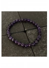 SERTİFİKALI Ametist 6mm Doğal Taş Bileklik