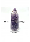 Sertifikalı Ametist Organit Piramit Doğal Taş
