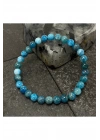 SERTİFİKALI Apatit  6mm Doğal Taş Bileklik