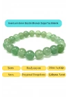 Sertifikalı Aventurin 8mm Elastik Misinalı Doğal Taş Bileklik