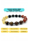 Sertifikalı Başak Burcu 8mm Doğal Taş Bileklik