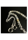 Sertifikalı Beyaz Topaz 8mm 33lük Doğal Taş Tesbih