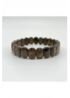 Sertifikalı Bronzit Doğal Taş Roleks Bileklik