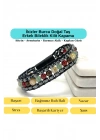 SERTİFİKALI İkizler Burcu Disk Model Doğal Taş Erkek Bileklik Mıknatıslı Kilit