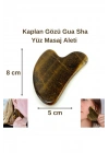 Sertifikalı Kaplan Gözü 1. Sınıf Kalite Gua Sha Doğal Taş Masaj Aleti