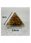 Sertifikalı Kaplan Gözü Orgonit Piramit 4x3.5 Cm 35 gr