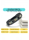 SERTİFİKALI Kova Burcu Disk Model Doğal Taş Erkek Bileklik Mıknatıslı Kilit