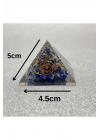 Sertifikalı Lapis Orgonit Piramit 5x4.5 Cm 40 gr