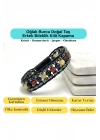SERTİFİKALI Oğlak Burcu Disk Model Doğal Taş Erkek Bileklik Mıknatıslı Kilit