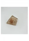 Sertifikalı Pembe Kuvars Orgonit Piramit 4x3.5 cm 35 GR
