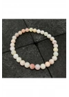 SERTİFİKALI Pembe Opal 6mm Doğal Taş Bileklik