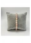 SERTİFİKALI Pembe Opal 6mm Doğal Taş Bileklik