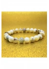Sertifikalı Sarı Opal 8mm Elastik Misinalı Doğal Taş Bileklik