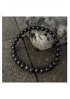 SERTİFİKALI Shungite 6mm Doğal Taş Bileklik