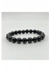 Sertifikalı Shungite 8mm Elastik Misinalı Doğal Taş Bileklik