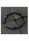 SERTİFİKALI Sodalit 6mm Doğal Taş Bileklik