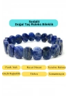 Sertifikalı Sodalit Doğal Taş Roleks Bileklik