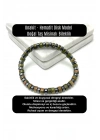SERTİFİKALI Unakit - Hematit Disk Model Doğal Taş Misinalı Bileklik