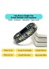 SERTİFİKALI Yay Burcu Disk Model Doğal Taş Erkek Bileklik Mıknatıslı Kilit