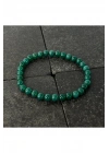 SERTİFİKALI Yeşil Akik 6mm Doğal Taş Bileklik