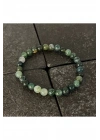 SERTİFİKALI Yosunlu Akik 6mm Doğal Taş Bileklik