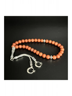 Kırmızı Jasper 8mm 33lük Doğal Taş Tesbih