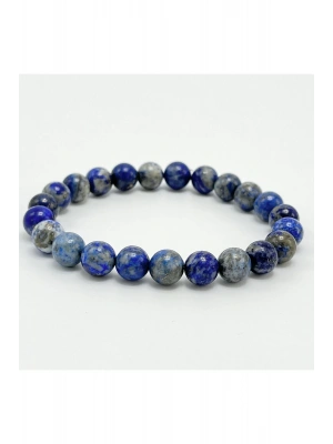 Lapis Lazuli 8mm Elastik Misinalı Doğal Taş Bileklik