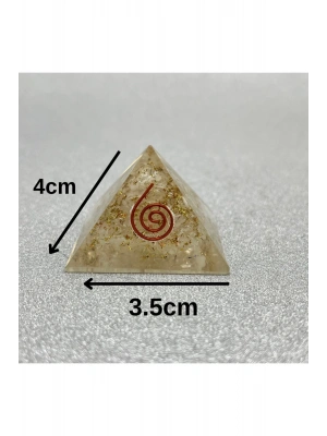 Selenit Orgonit Piramit 4x3.5 cm 35 GR