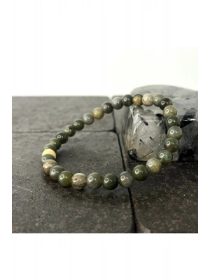 SERTİFİKALI Afrika Yeşim 6mm Doğal Taş Bileklik