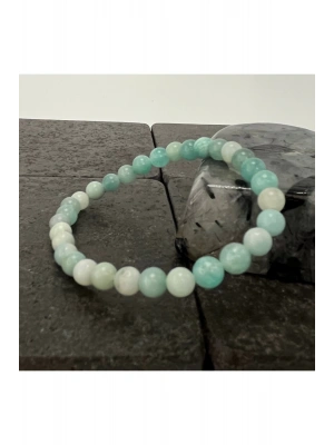 SERTİFİKALI Amazonit 6mm Doğal Taş Bileklik
