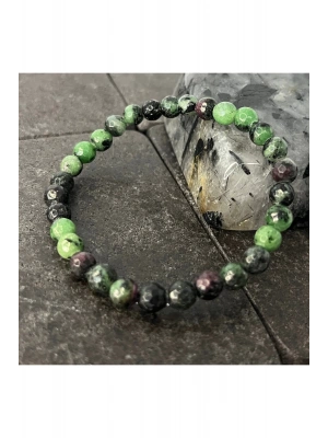 SERTİFİKALI Anyolit 6mm Doğal Taş Bileklik