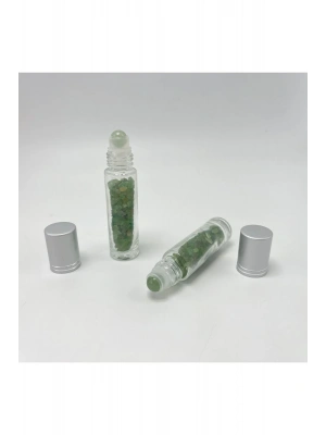 Sertifikalı Aventurin Doğal Taş Esans Şişesi ve Roller Masaj Aleti 10ml