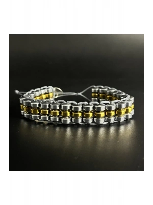 Sertifikalı Hematit Özel Tasarım Doğal Taş Ayarlanabilir Bileklik