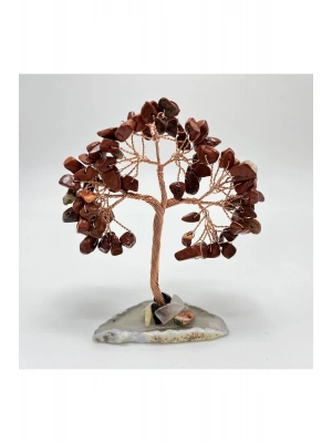 Sertifikalı Jasper - Akik Doğal Taş Ağaç