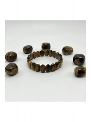 Sertifikalı Kaplan Gözü Doğal Taş Roleks Bileklik