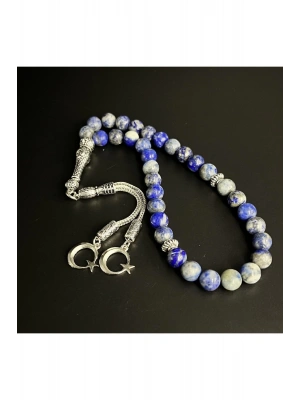 Sertifikalı Lapis 8mm 33lük Doğal Taş Tesbih