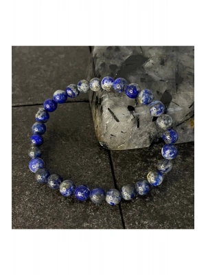 SERTİFİKALI Lapis Lazuli 6mm Doğal Taş Bileklik