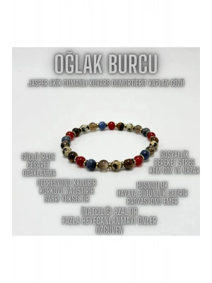 SERTİFİKALI OĞLAK BURCU DOĞAL TAŞ BİLEKLİK 6MM