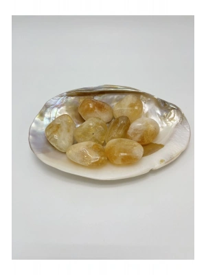 Sertifikalı Sitrin Büyük Tımbıl Doğal Taş (1 Adet )