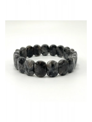 Sertifikalı Spektrolit Doğal Taş Roleks Bileklik