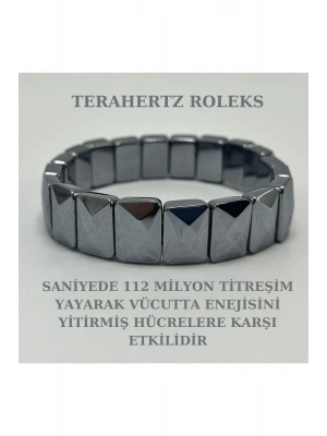 Sertifikalı Terahertz Doğal Taş Roleks Bileklik