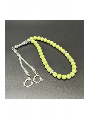 Yeşim 8mm 33lük Doğal Taş Tesbih