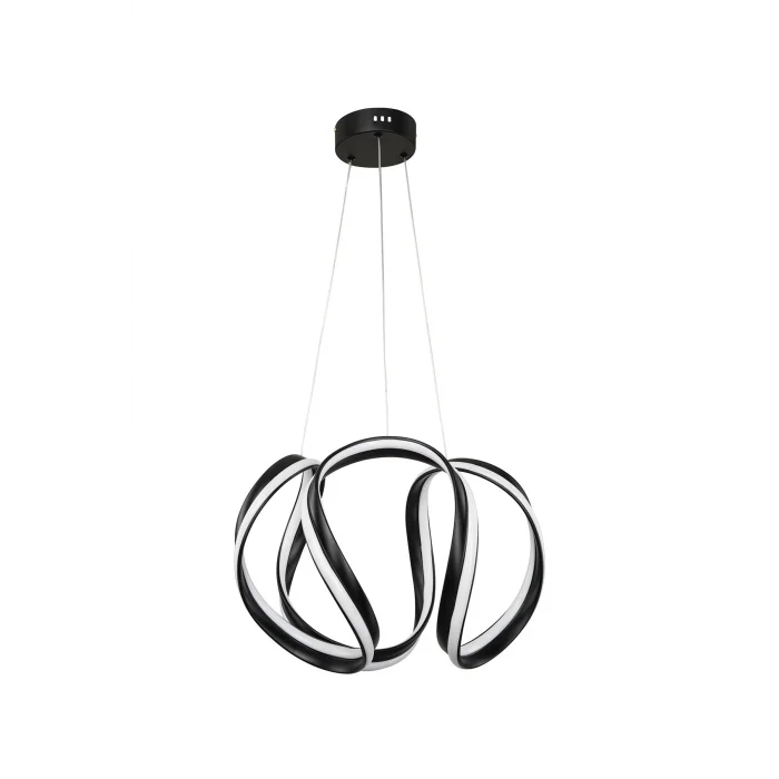 Ahtapot Tekli Siyah Modern Avize