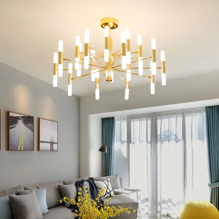 Leo 20 Başlıklı Eskitme Ledli Sarkıt Avize