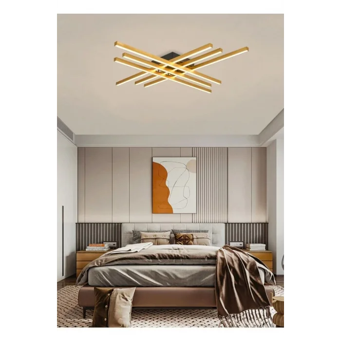 6 Çubuklu Sarı Led Tavan Aydınlatma