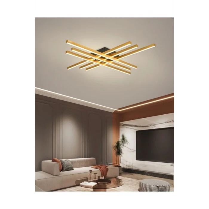6 Çubuklu Sarı Led Tavan Aydınlatma