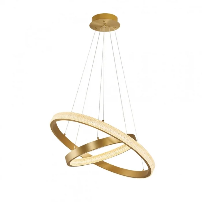 İkili Sarkıt Avize Eskitme Salon Ledli Avize